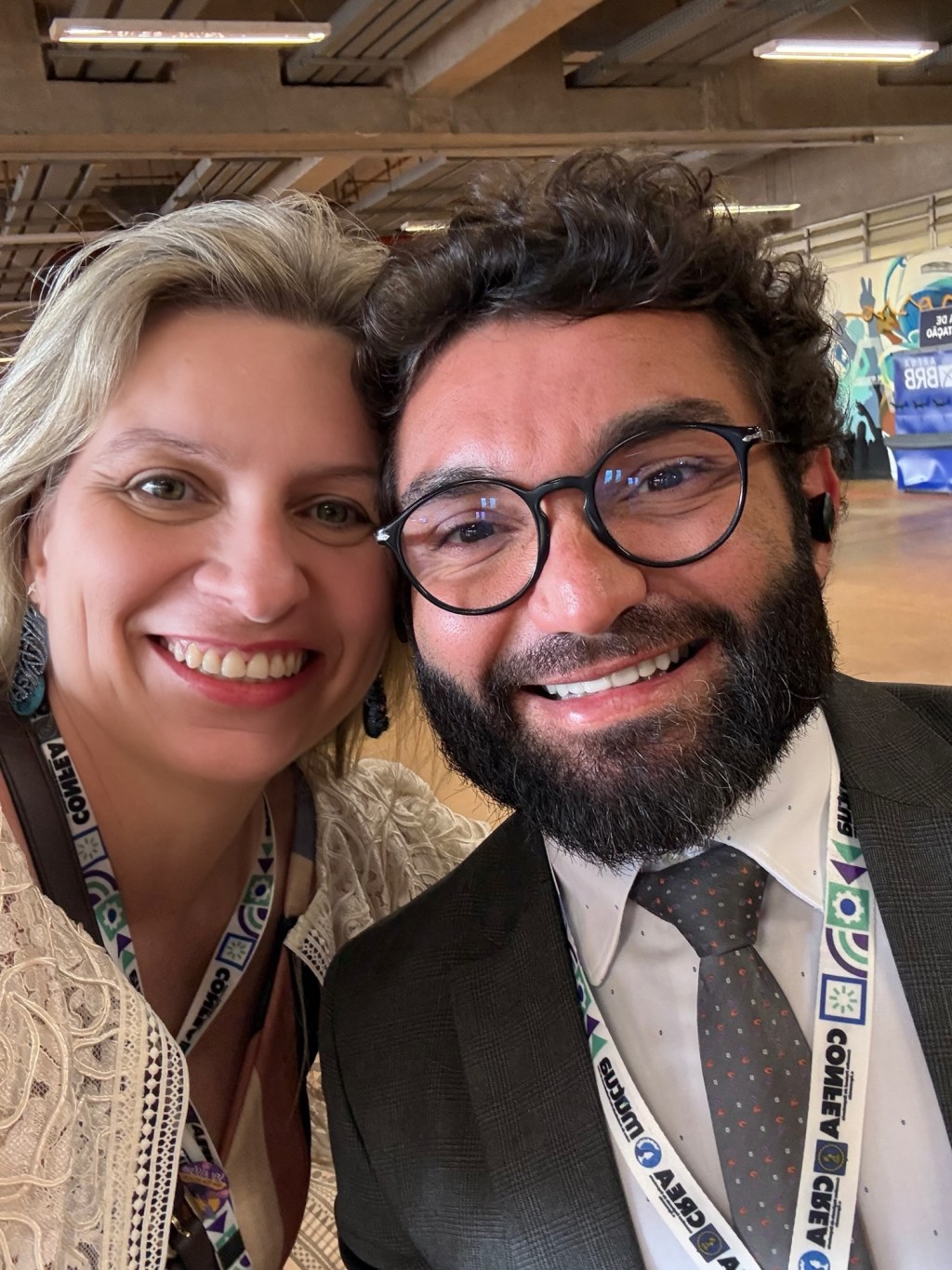 Presidente da ABES-GO, Juliana Matos, e o Diretor Nacional da ABES Josivan Cardoso, se encontram no 14° Encontro de Líderes em&nbsp;Brasília.